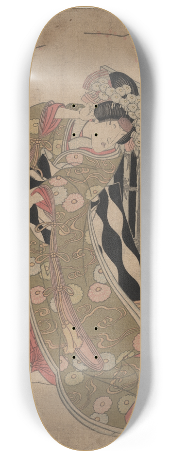 Toyokuni Utagawa - Segawa kikunoj no hashihime 8.25 inch art skate deck