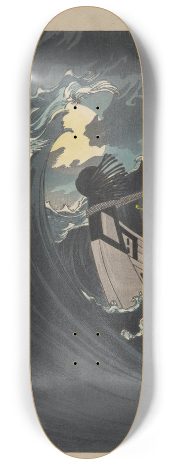 Tsukioka Yoshitoshi - Daimotsu kaij no tsuki 8.25 inch art skate deck
