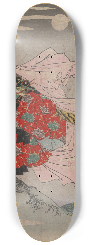 Tsukioka Yoshitoshi - Gojbashi no tsuki 8.25 inch art skate deck