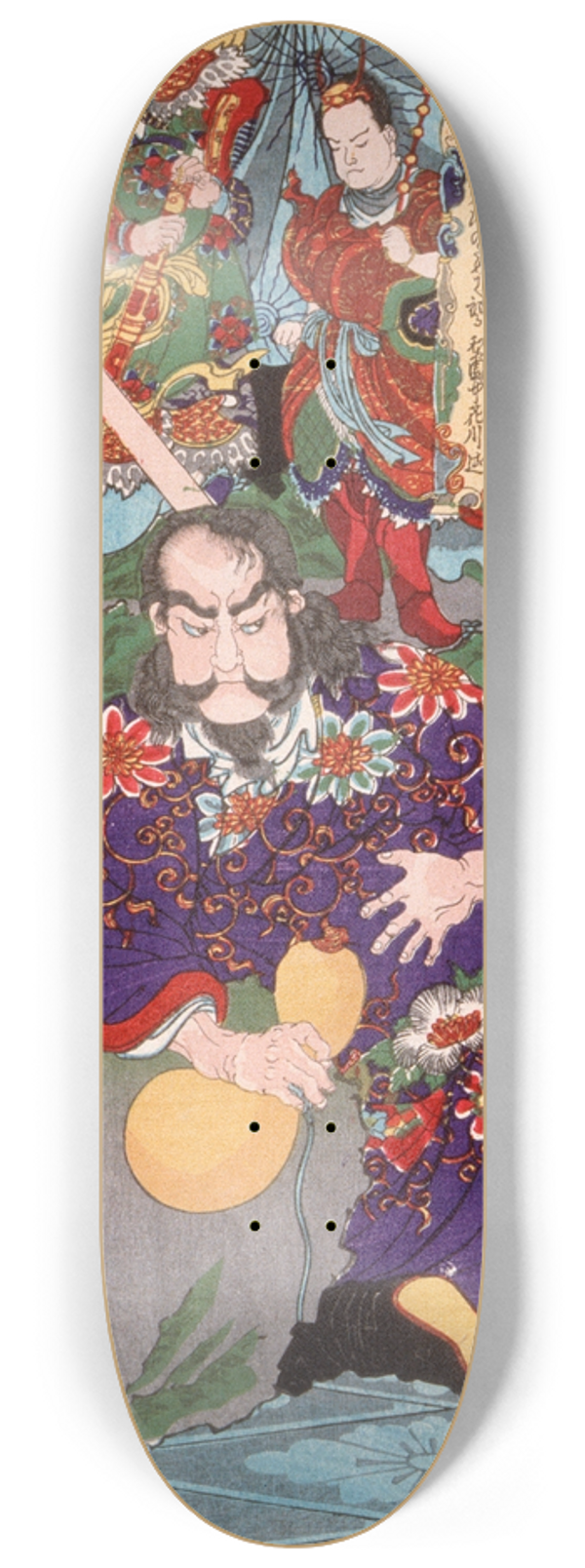 Tsukioka Yoshitoshi - Heroes of the Novel Suikoden 8.25 inch art skate deck
