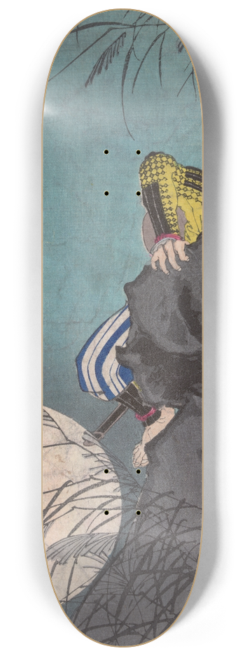Tsukioka Yoshitoshi - Inabayama no tsuki 8.25 inch art skate deck