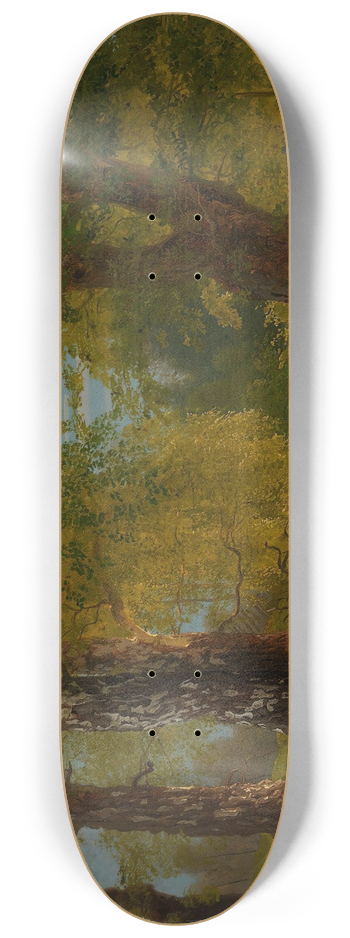 August Cappelen - Study of a Wood 8.25 inch art skate deck