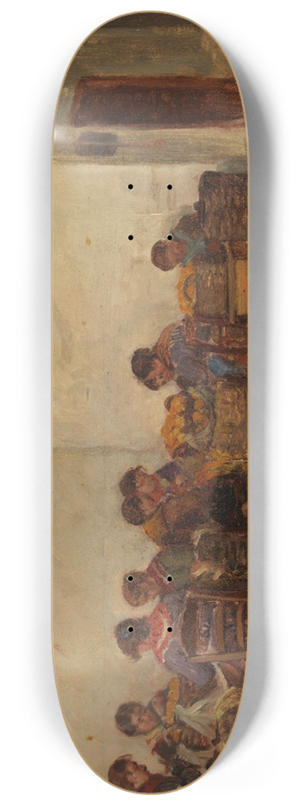 Adolf Von Becker - The rural women 8.25 inch art skate deck