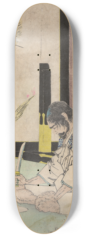 Tsukioka Yoshitoshi - Natsu no yo no tsuki 8.25 inch art skate deck