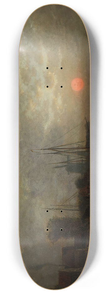 Auguste Anastasi - Coucher de soleil en Hollande 8.25 inch art skate deck