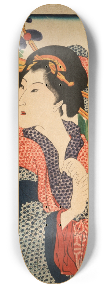 Tsukioka Yoshitoshi - The Courtesan 8.25 inch art skate deck