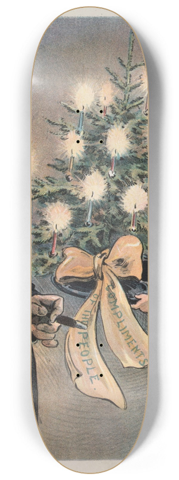 Udo Keppler - A Merry Christmas! 8.25 inch art skate deck