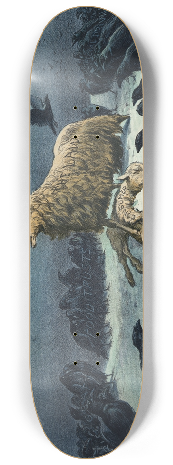 Udo Keppler - Anguish 8.25 inch art skate deck