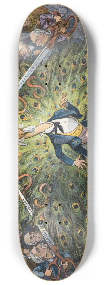 Udo Keppler - A tempting tail 8.25 inch art skate deck