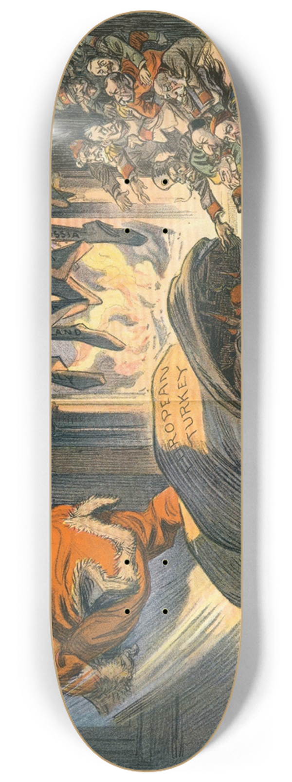 Udo Keppler - Christmas in the Balkans 8.25 inch art skate deck