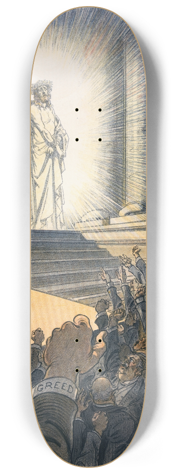 Udo Keppler - Crucify him! Crucify him 8.25 inch art skate deck