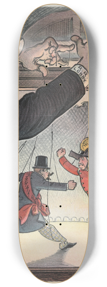 Udo Keppler - The isthmian canal game 8.25 inch art skate deck