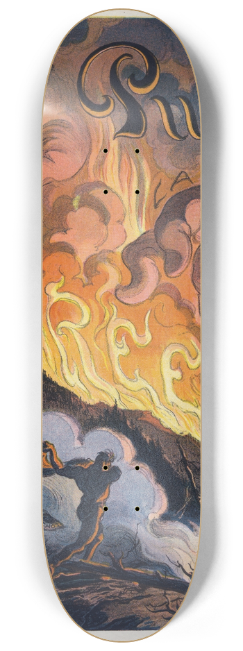 Udo Keppler - Wholl stand by him 8.25 inch art skate deck