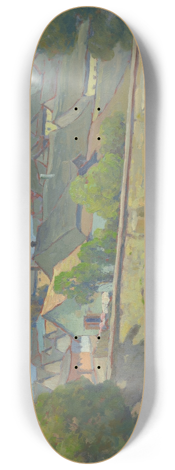 udovt ordk - A small town in Spi 8.25 inch art skate deck