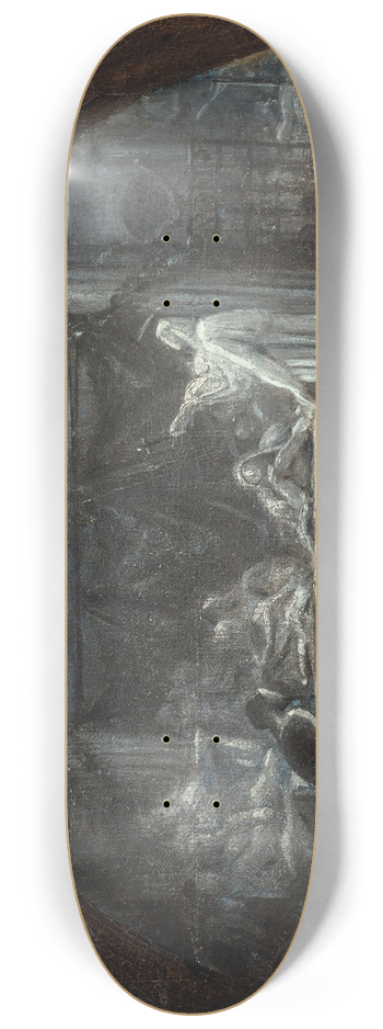 Auguste Gendron - Esquisses pour lglise Saint-Gervais-Saint-Protais 8.25 inch art skate deck