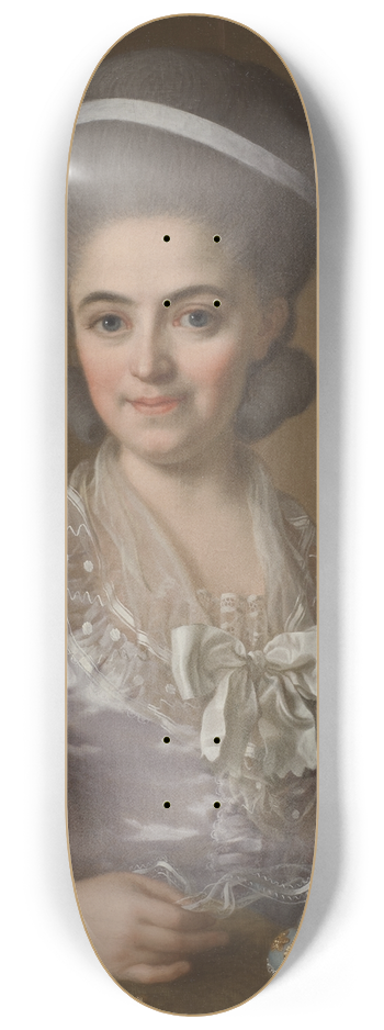 Ulrika Pasch - Lovisa Sofia af Geijerstam, 1755-1802 8.25 inch art skate deck