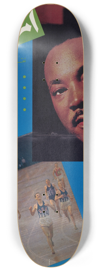 U.S. Information Agency - Al Hayat No. 33 Promotion Poster 8.25 inch art skate deck