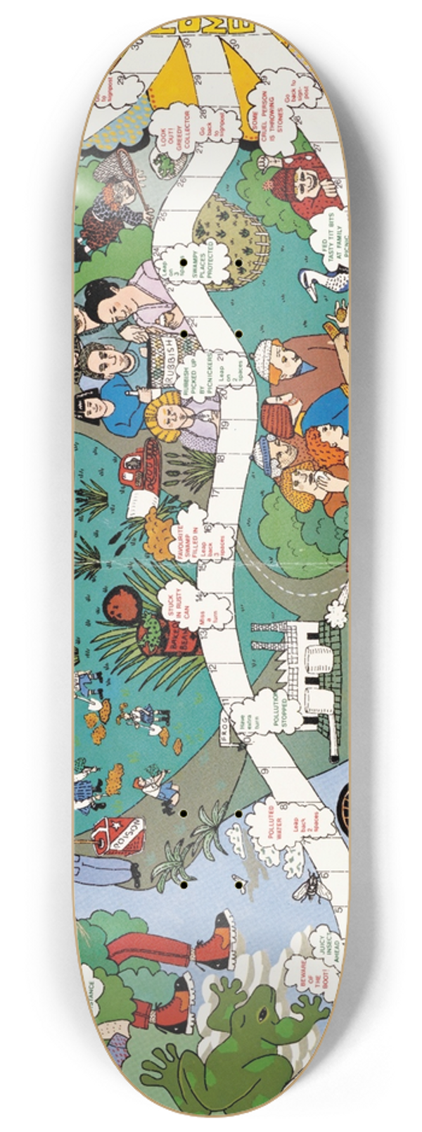 U.S. Information Agency - A Place to Live 8.25 inch art skate deck