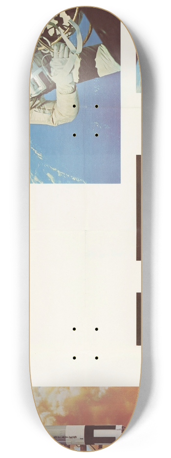 U.S. Information Agency - Astronaut Walks in Space 8.25 inch art skate deck