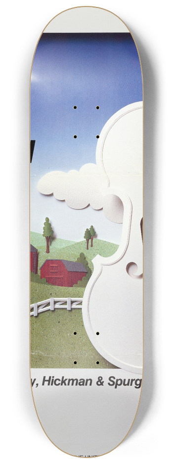 U.S. Information Agency - BCH: Berline, Crary, Hickman & Spurgin 8.25 inch art skate deck