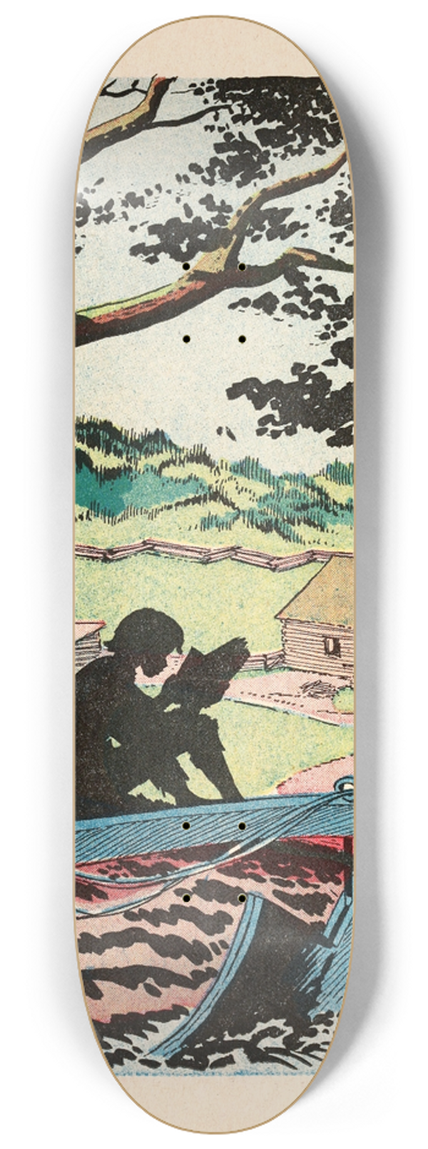 U.S. Information Agency - Books 8.25 inch art skate deck