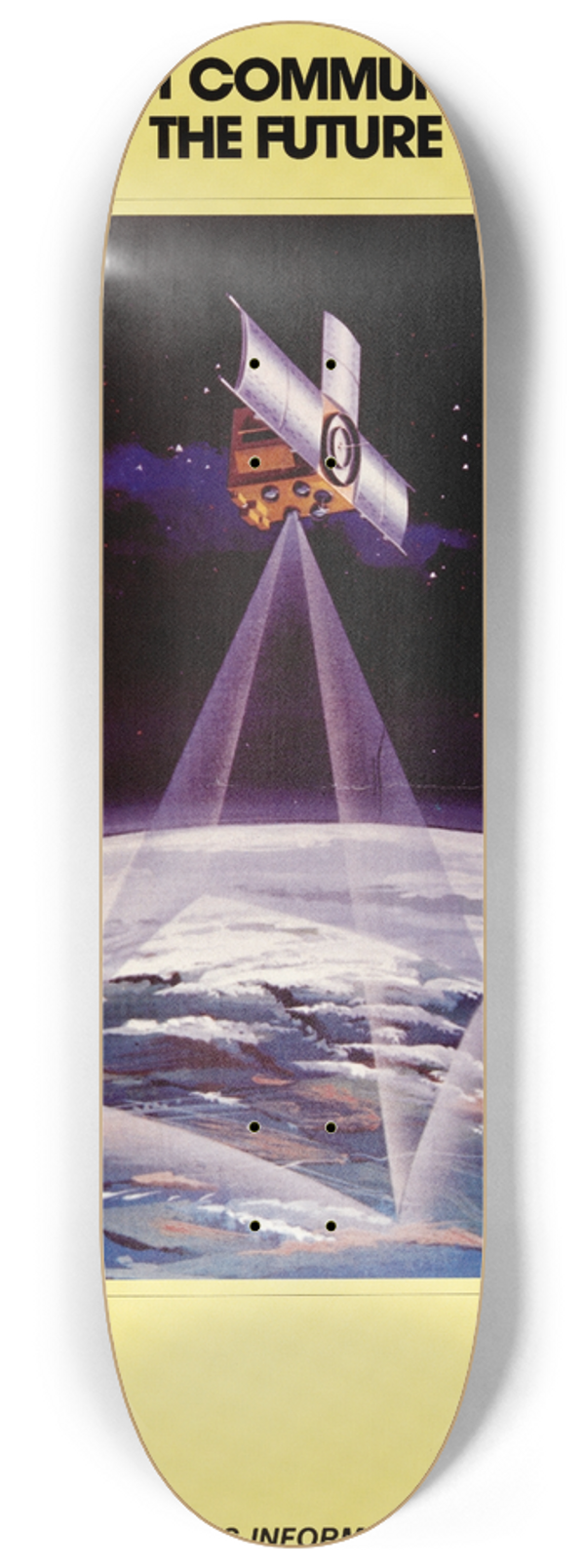 U.S. Information Agency - English Communicates the Future. United States Information Service 2 8.25 inch art skate deck