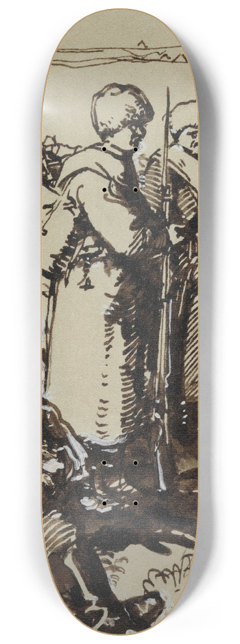 Auguste Louis Lepre - Bataille de Tannenberg 8.25 inch art skate deck