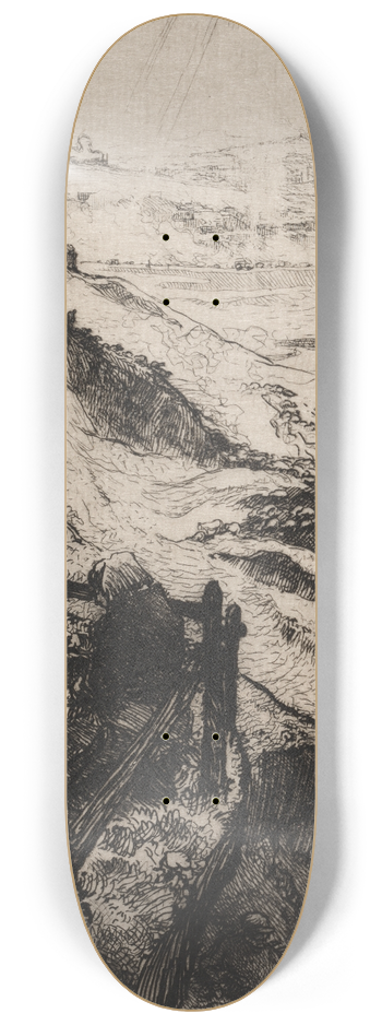 Auguste Louis Lepre - Carrieres dAmrique pres Paris 8.25 inch art skate deck