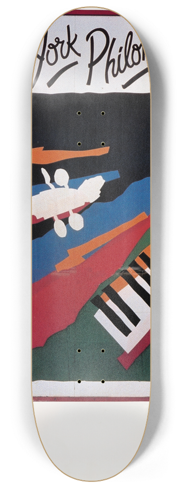 U.S. Information Agency - New York Philomusica 8.25 inch art skate deck