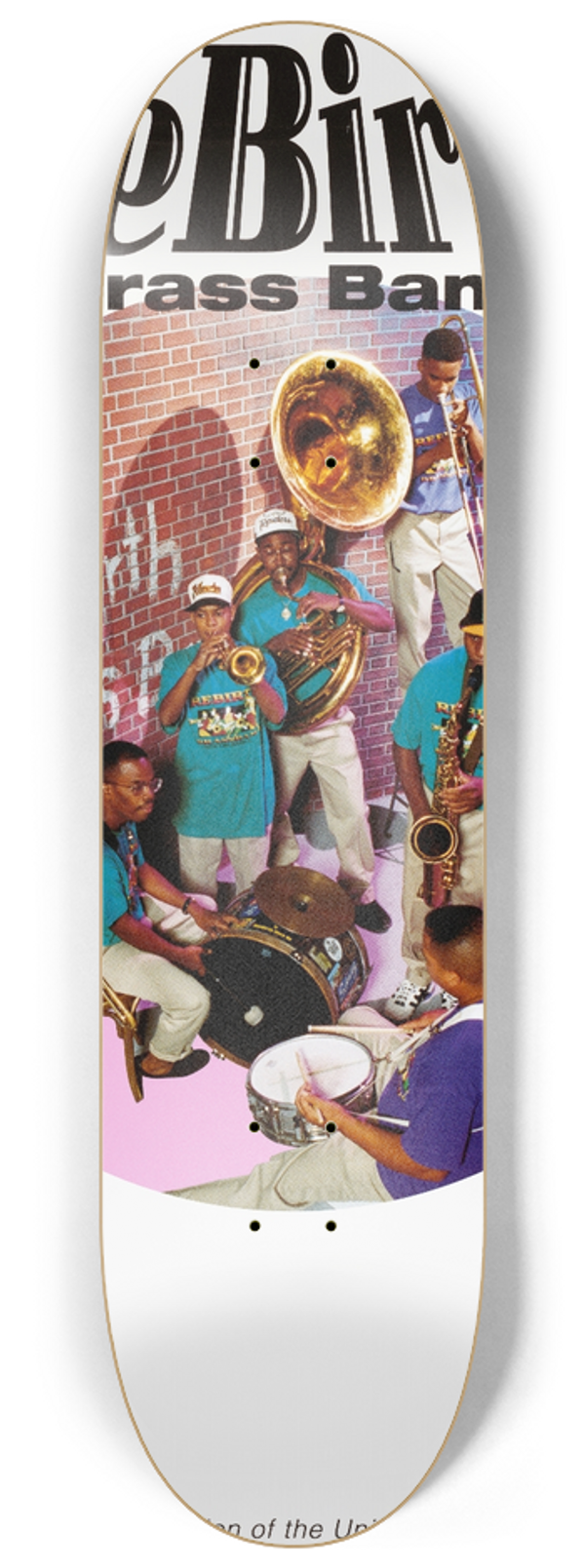 U.S. Information Agency - ReBirth Brass Band 8.25 inch art skate deck