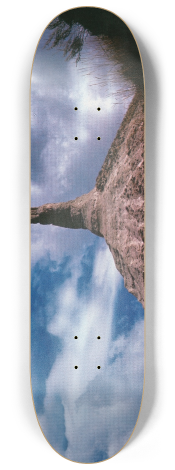 U.S. Information Agency - Scenically Yours, Chimney Rock Nebraska 8.25 inch art skate deck