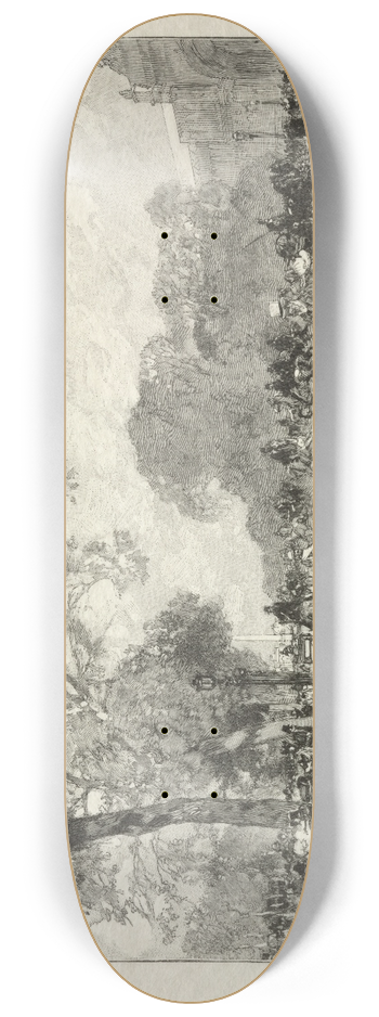 Auguste Louis Lepre - LAvenue des Champs Elyses 8.25 inch art skate deck