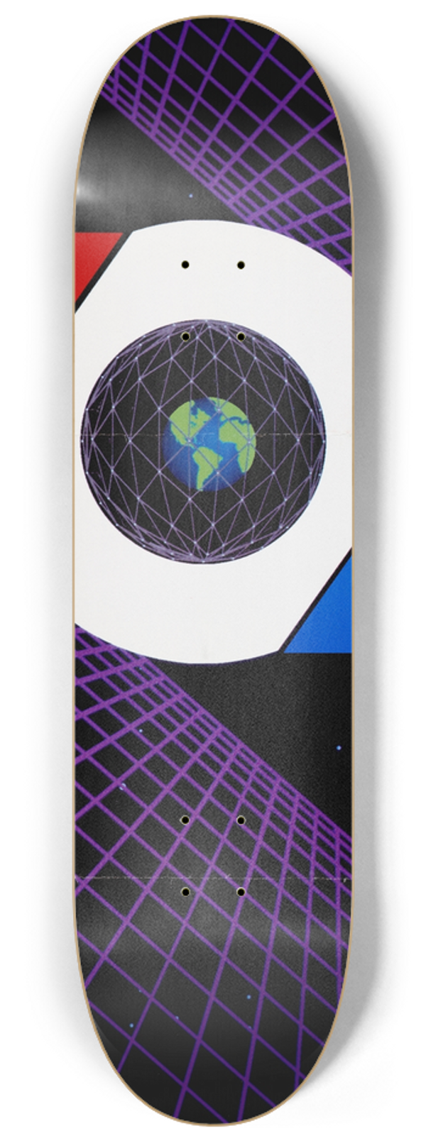 U.S. Information Agency - VOA: Voix De LAmerique 8.25 inch art skate deck