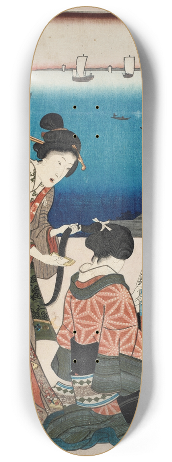 Utagawa Kunisada (Toyokuni III) - Shinagawa 8.25 inch art skate deck