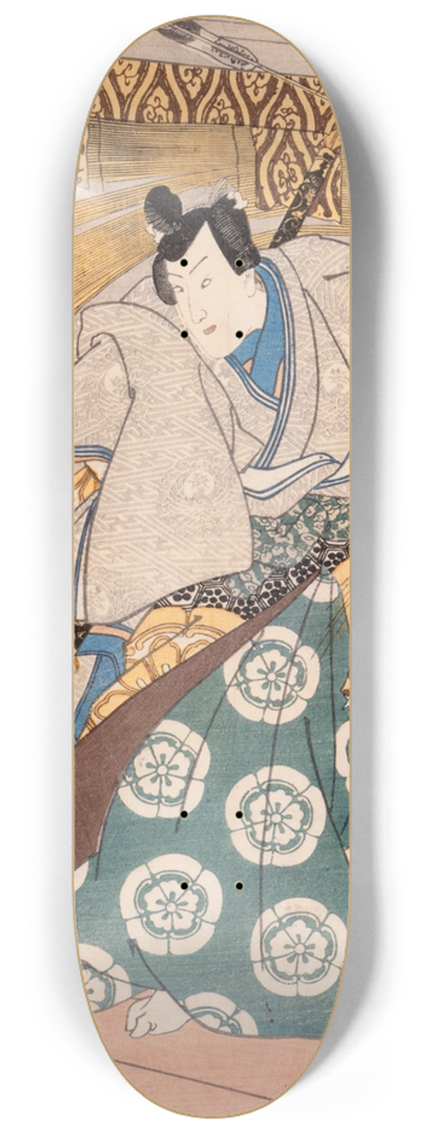 Utagawa Kuniyoshi - Clearing after a Storm for Takechi 8.25 inch art skate deck