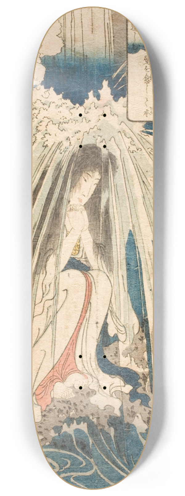 Utagawa Kuniyoshi - Hatsuhana 8.25 inch art skate deck