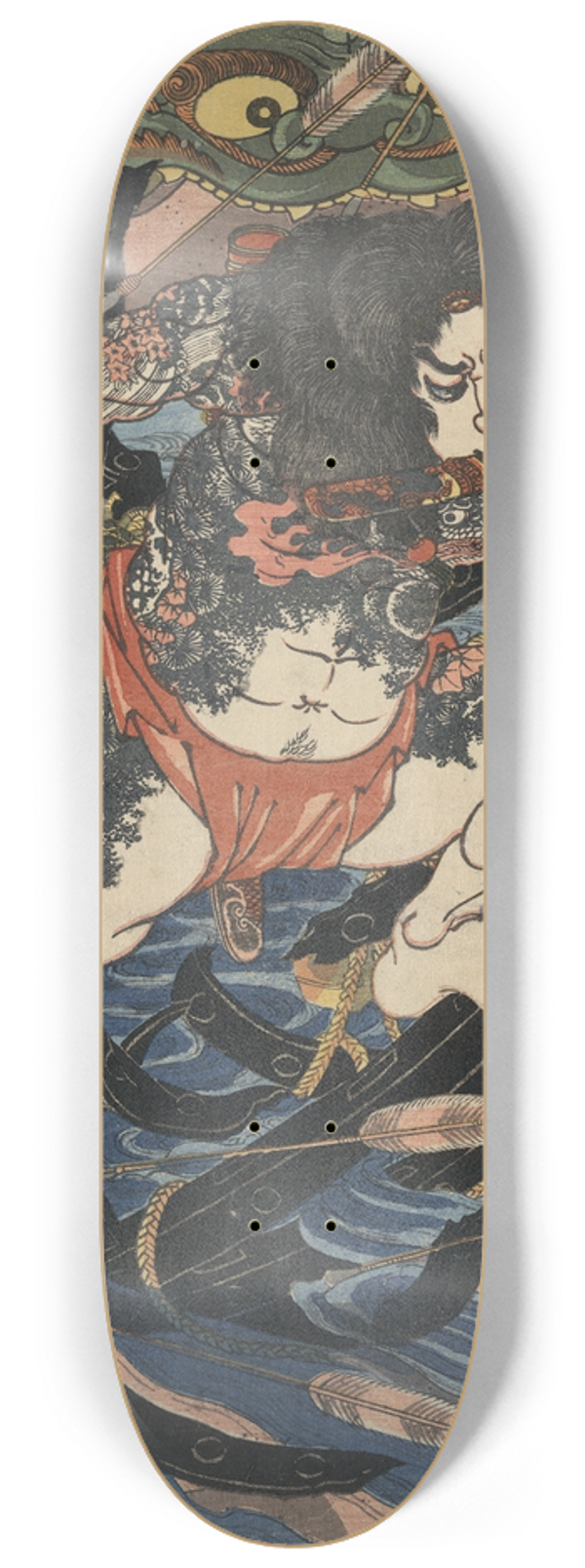 Utagawa Kuniyoshi - Rri hakuch chjun 8.25 inch art skate deck