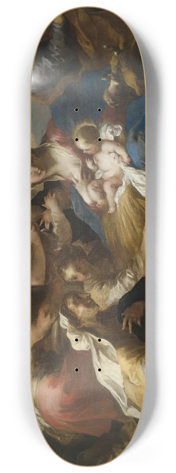 Valerio Castello - Adoration Of The Shepherds 8.25 inch art skate deck
