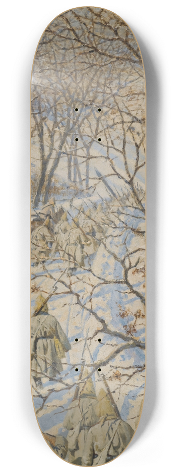 Vasily Vereshchagin - On Campaign 8.25 inch art skate deck