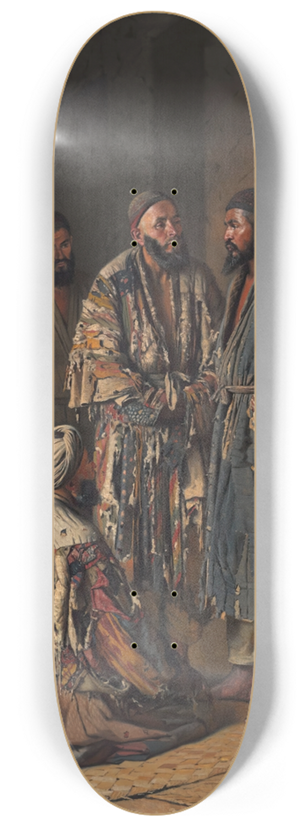 Vasily Vereshchagin - Polititians in opium shop. Tashkent 8.25 inch art skate deck
