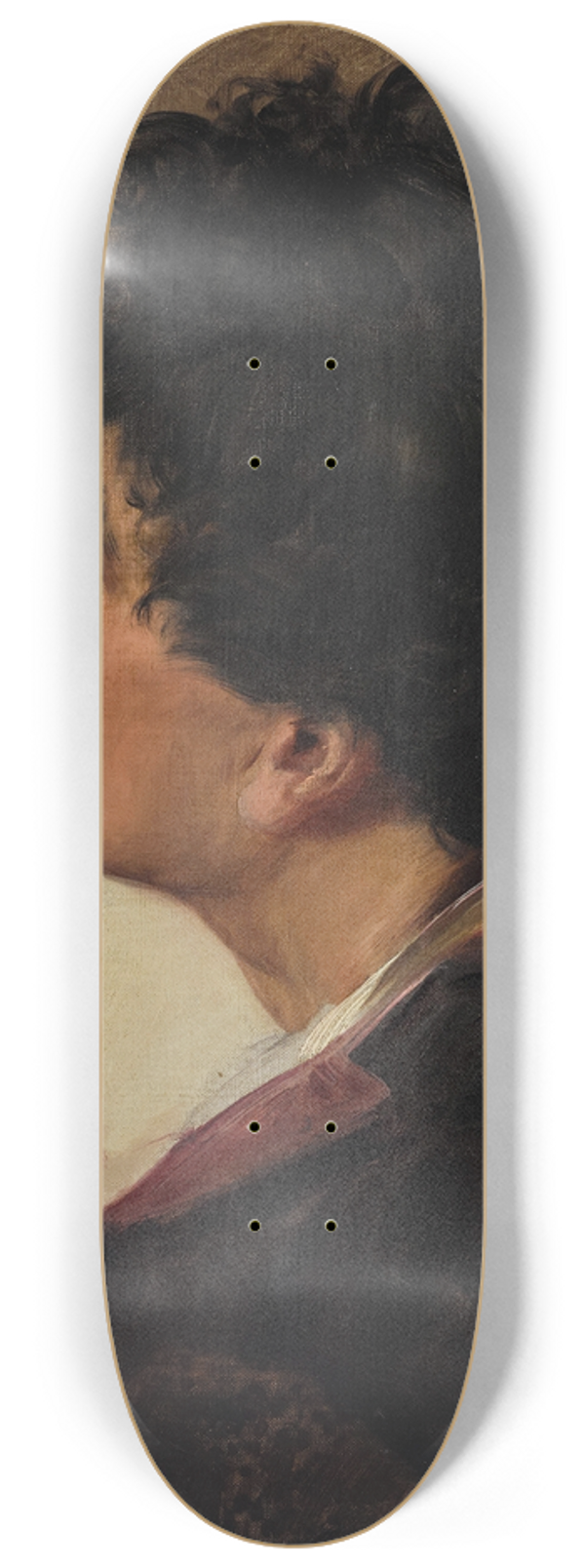 Vclav Brok - A portrait of a man in profile 8.25 inch art skate deck