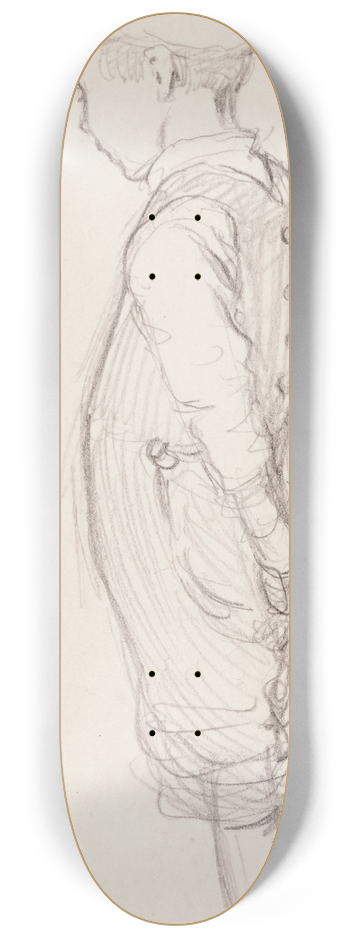 Venny Soldan-Brofeldt - Boy Standing with Cap on His Head 8.25 inch art skate deck