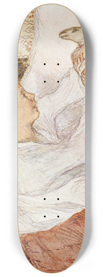 Venny Soldan-Brofeldt - Waking Boy and Present 8.25 inch art skate deck