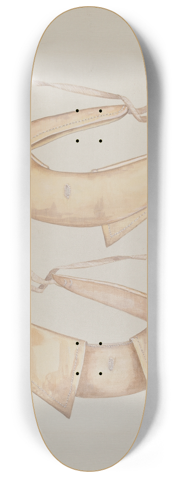 Verna Tallman - Mans Linen Collar 8.25 inch art skate deck