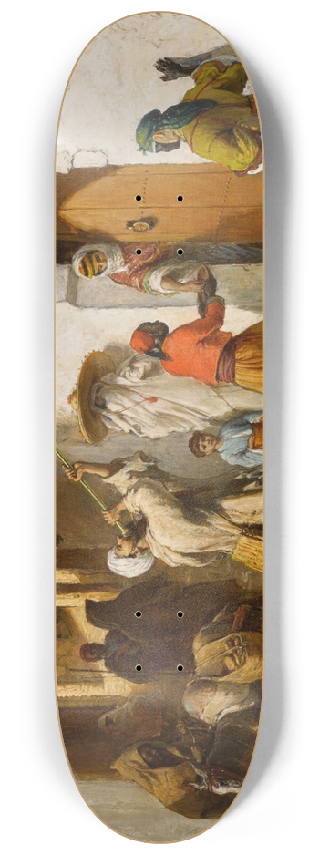 Victor Eeckhout - The Day after Ramadan in Morocco 8.25 inch art skate deck