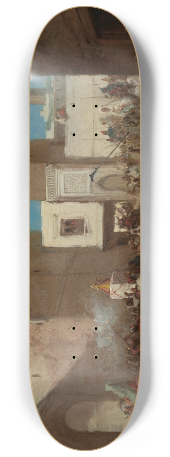 Victor Eeckhout - Wedding Procession 8.25 inch art skate deck