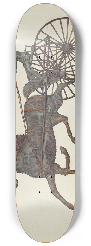 Victor F. Muollo - Copper Weather Vane 8.25 inch art skate deck