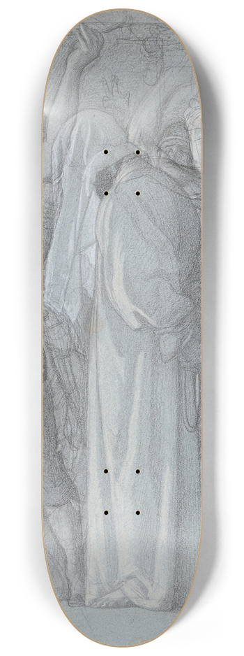 Victor-Franois-Eloi Biennourry - The Mocking of Christ 8.25 inch art skate deck