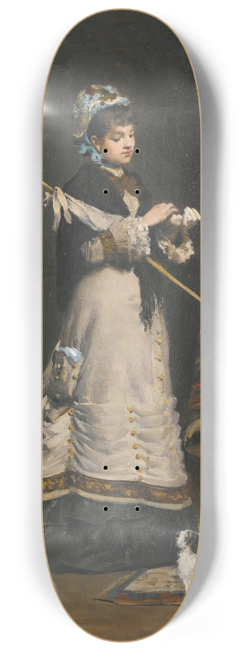 Victor Gabriel Gilbert - Aprs la visite 8.25 inch art skate deck