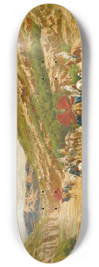 Victor Huguet - Caravane Dans Le Desert 8.25 inch art skate deck